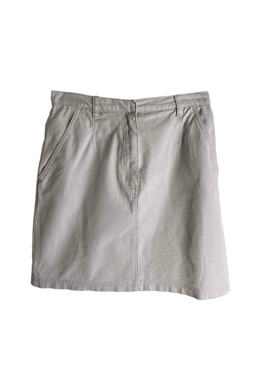 Short cotton skirt