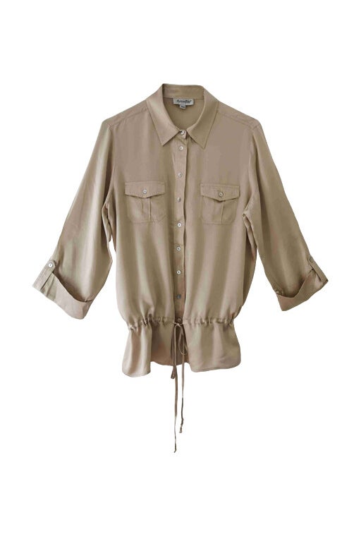 Silk safari jacket 