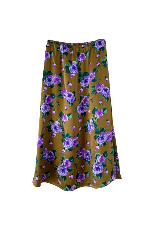 Silk skirt 