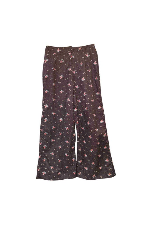 Floral flare pants 