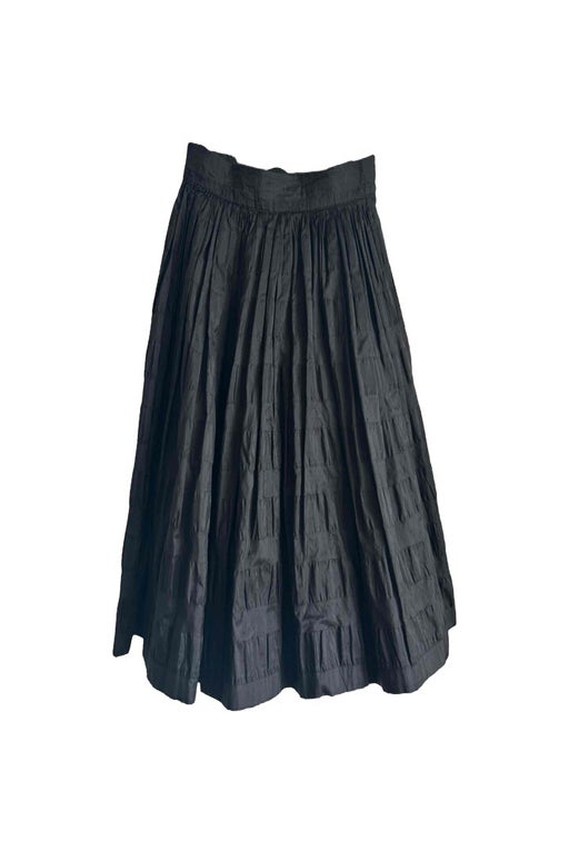 Cotton and silk skirt 