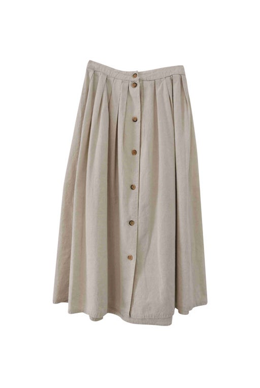 Linen and cotton skirt 