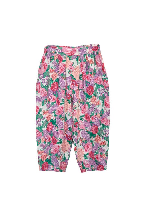 Floral cropped pants 