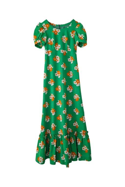 Robe à fleurs 70's