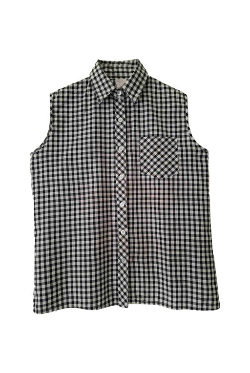 90s gingham top