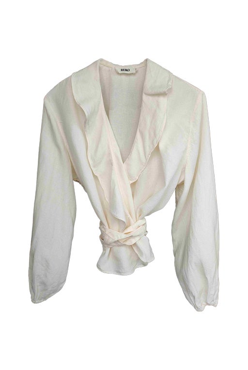 Cotton wrap top