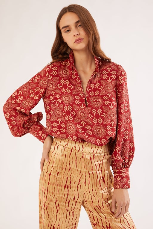 Indian blouse in Orient silk