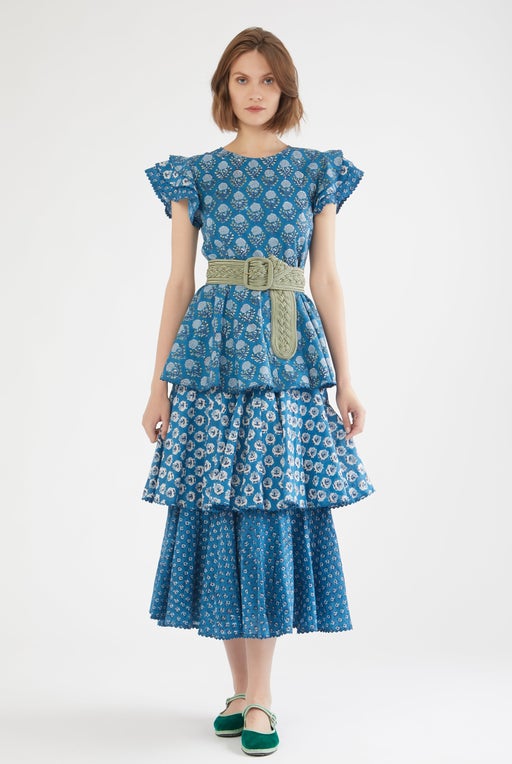 Ines dress in Indian cotton
