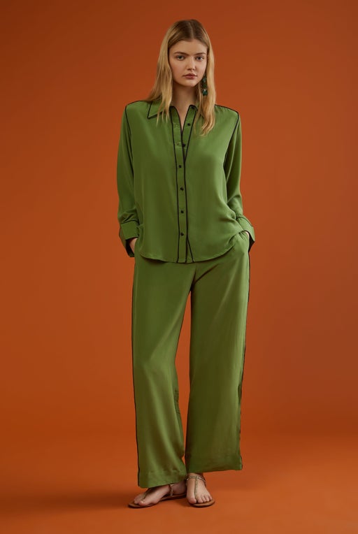 Alma Moroccan silk pants