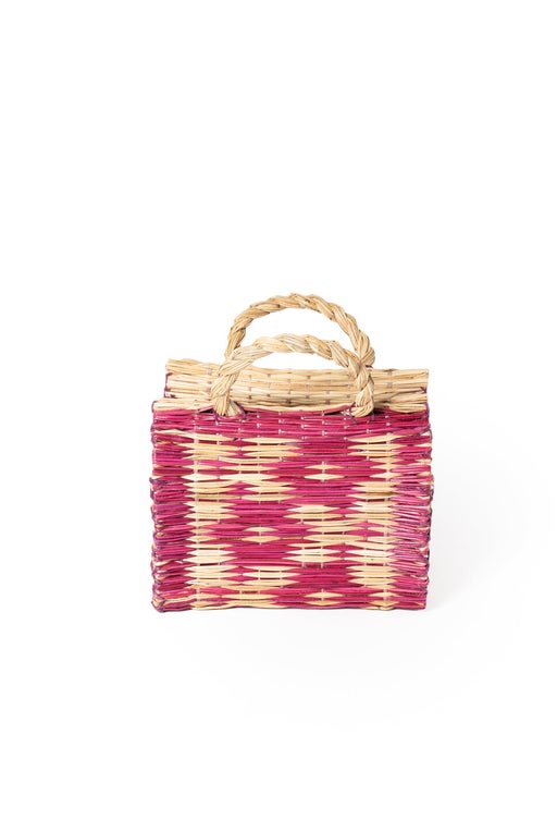 Portuguese small straw basket