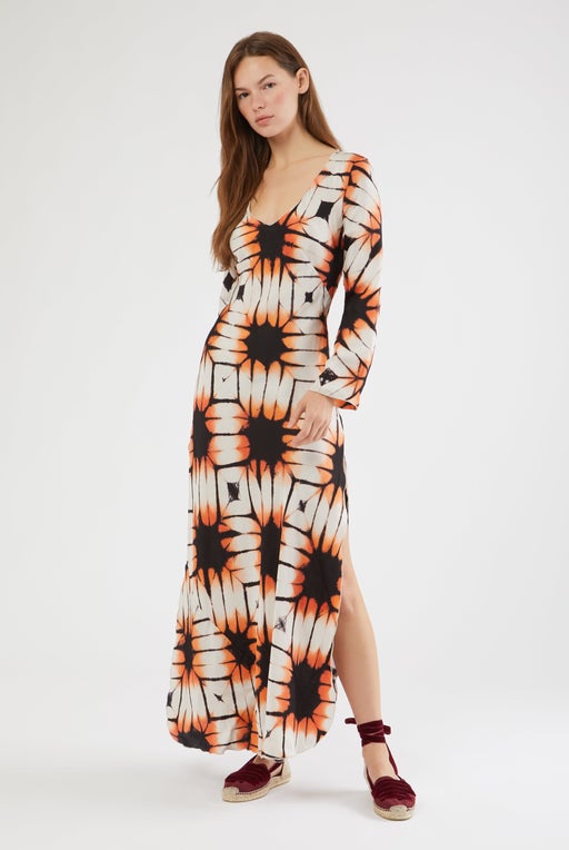 Indian Didi silk long dress
