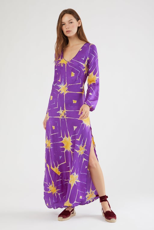 Indian Didi silk long dress