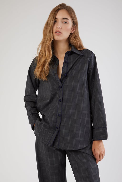 Moroccan Alma wool shirt
