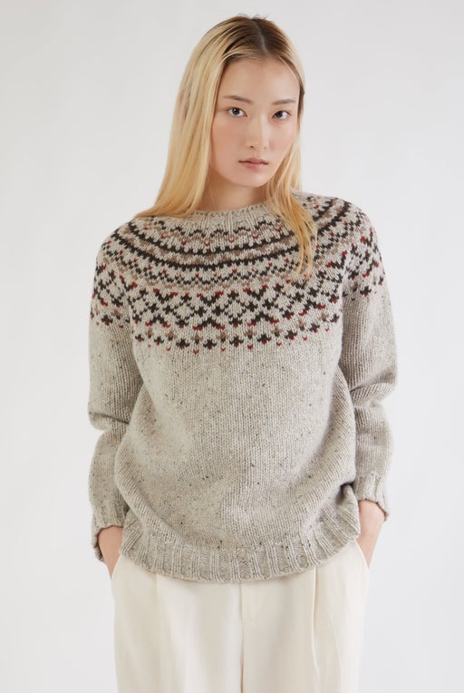 Scottish Fair Isle Nordic Sweater