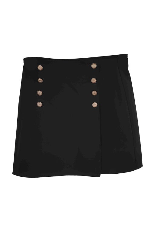90s wrap mini skirt