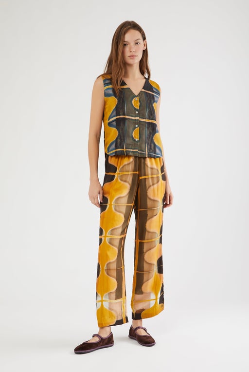Nila silk pants