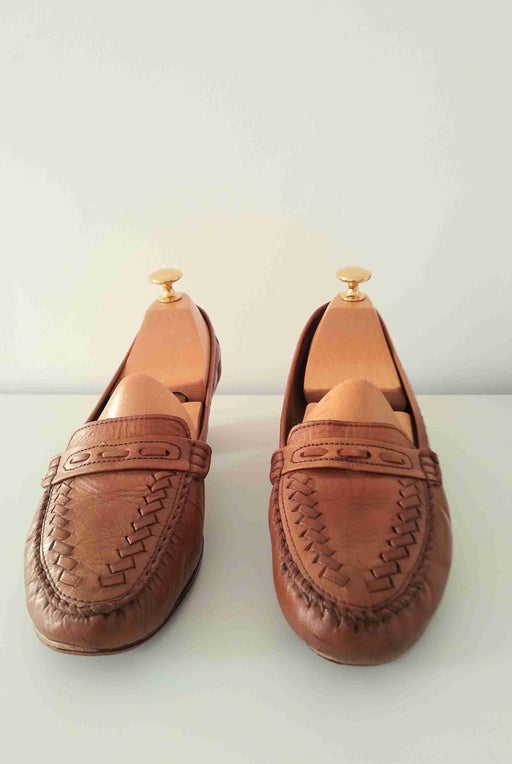 Leather loafers