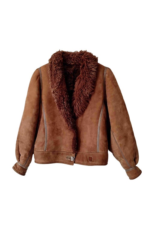 Sheepskin coat