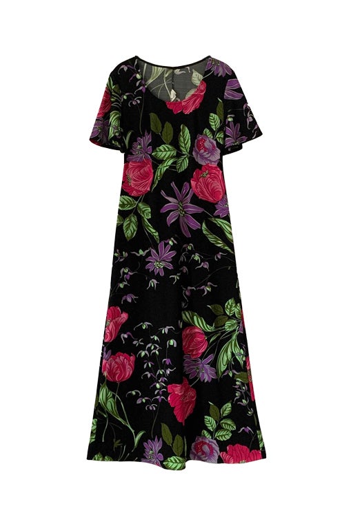 70s floral dress