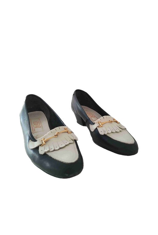 Leather loafers