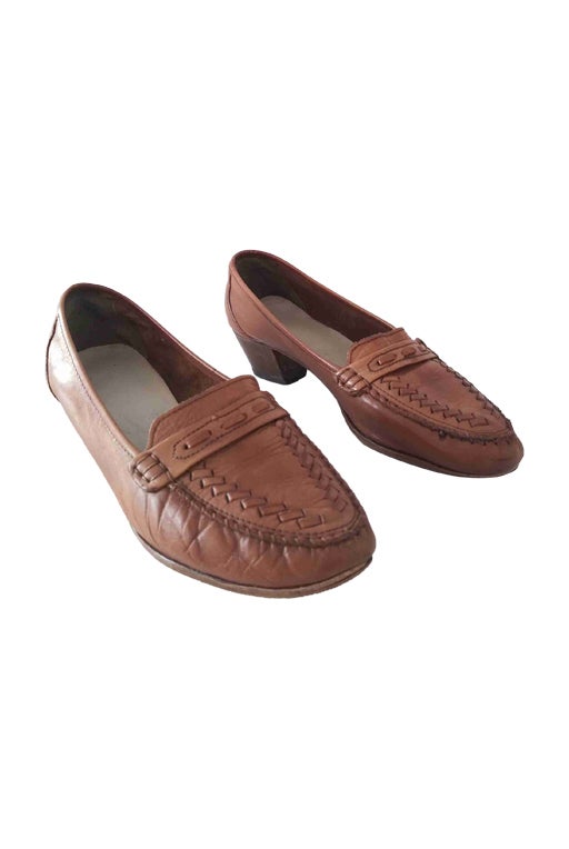 Leather loafers