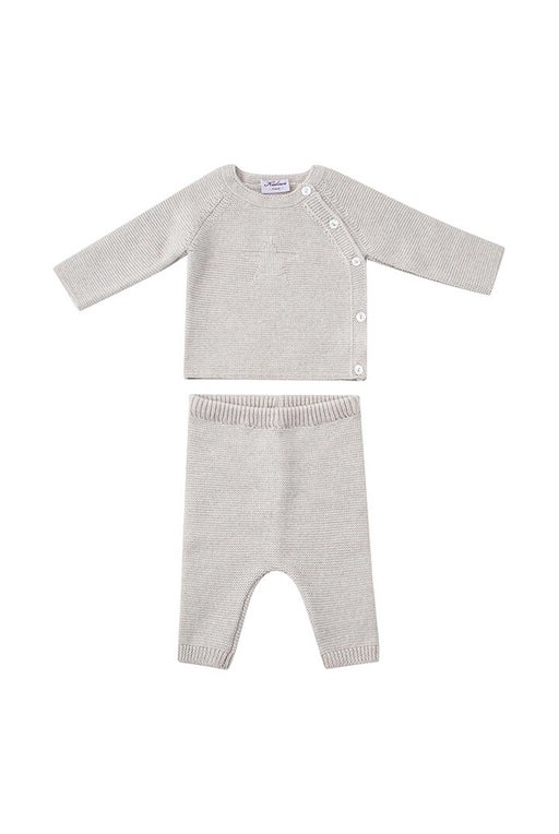 Frédérique, 100% merino wool baby set, Beige