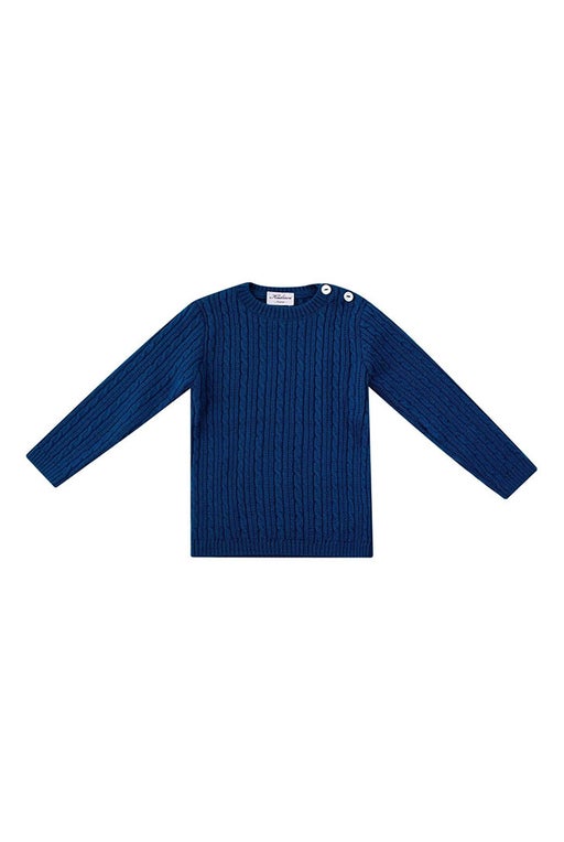 Simon, Cable sweater 100% merinos wool, Duck