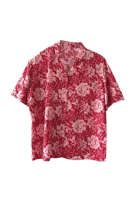 80's silk shirt