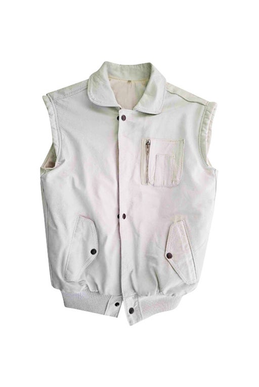 Gilet en cuir
