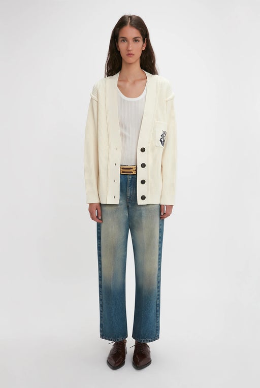 Relaxed fit cardigan