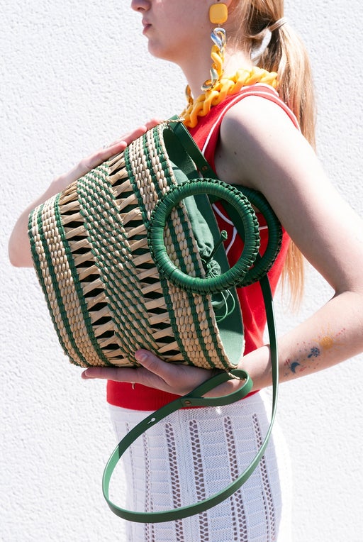 GOKARNA Bag - Natural x Green