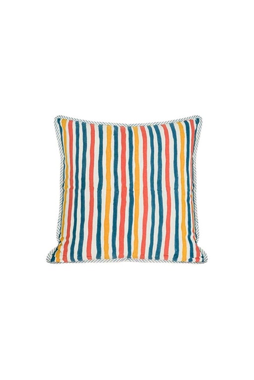 Multi stripe cushion cover