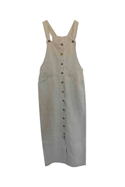 Linen button-down dress