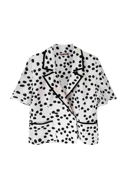 Polka dot blazer