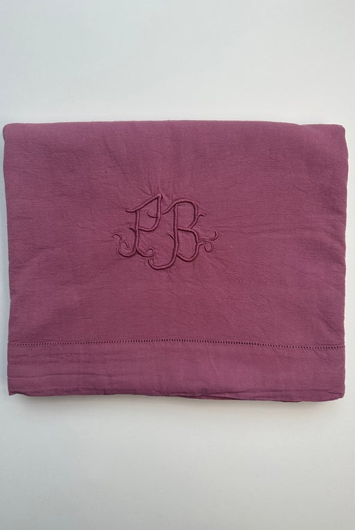 Antique Metis sheet - monogram PB
