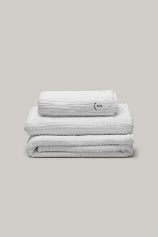 Cotton muslin bath linen
