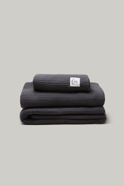 Cotton muslin bath linen