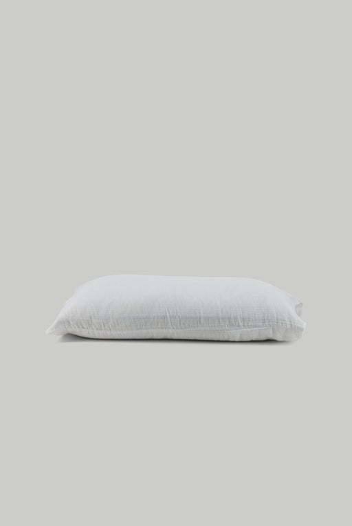 Cotton muslin pillowcase - Blanc