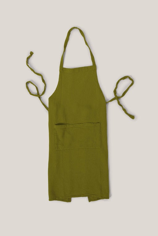 The classic apron - Chartreuse