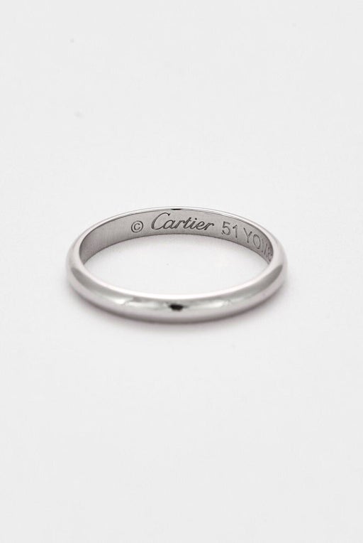 CARTIER - Alliance en platine