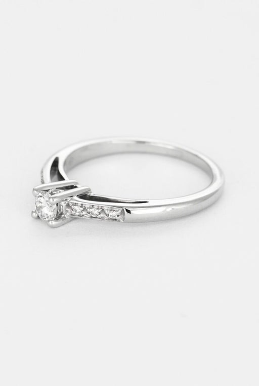 Mauboussin - Solitaire en or gris et diamants