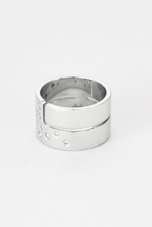 DINH VAN - Bague en or gris et diamants