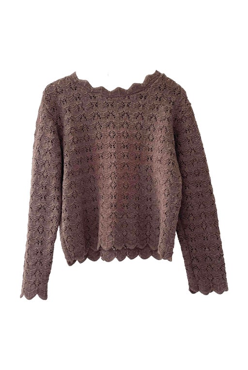 Pull en crochet
