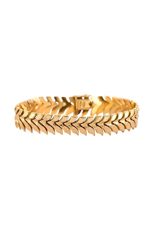 Yellow gold bracelet