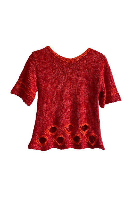 Top en maille 90's