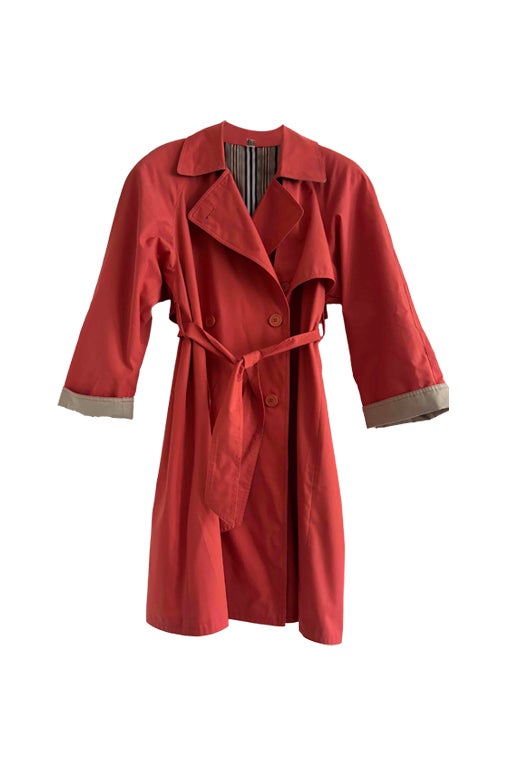 Cotton trench coat