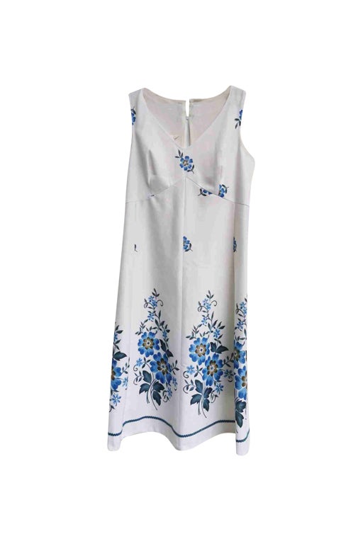 70s floral dress