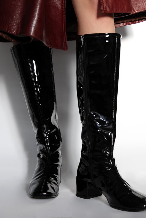 TARTUFO NERO BLACK PATENT BOOTS