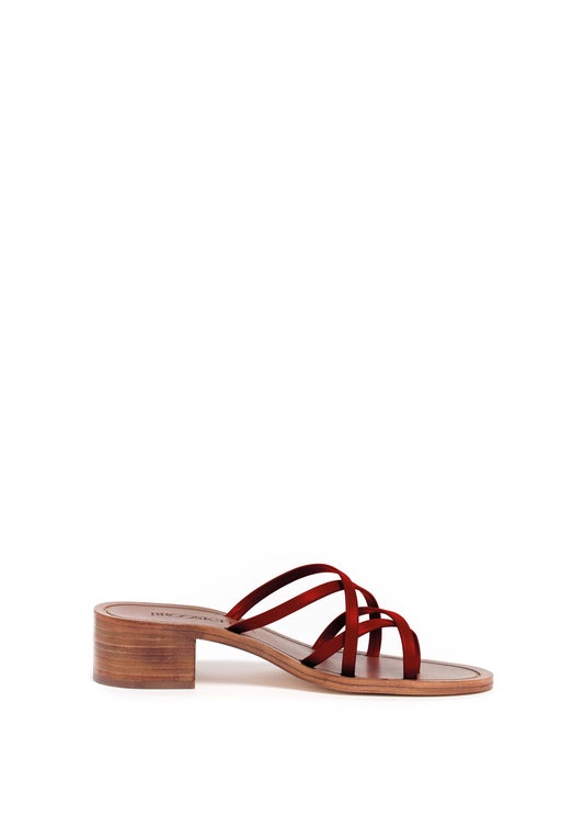 CILIEGIA RED MULE SANDALS