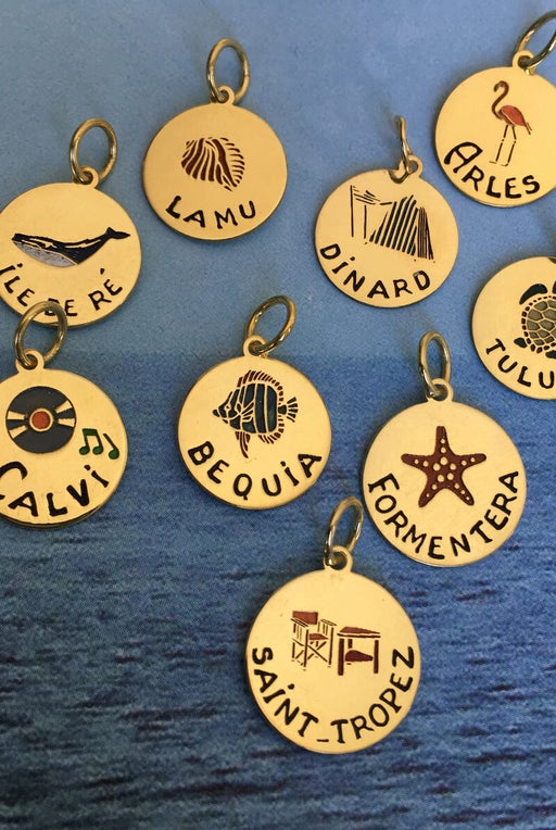 TRAVEL Medal - Fabric tie